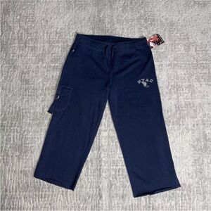 Vintage NEW NYAC New York Athletic Club  Cropped Sweat Pants Winged Foot Womens
